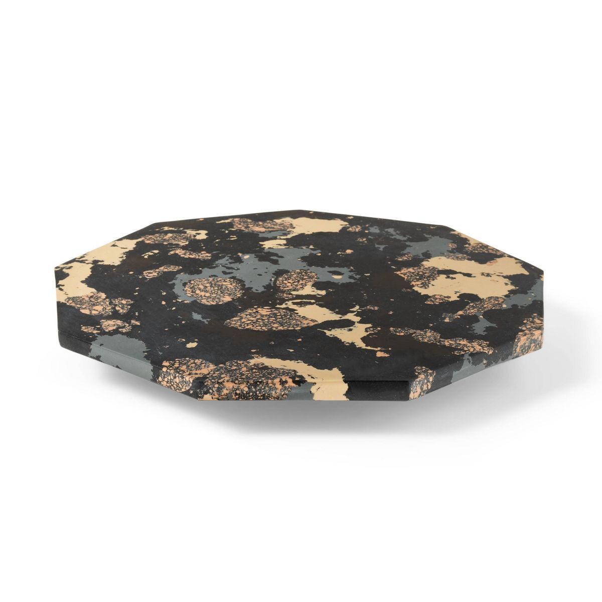Neutral Marble Stone Lazy Susan Serving Stand - DVF for Target | Target