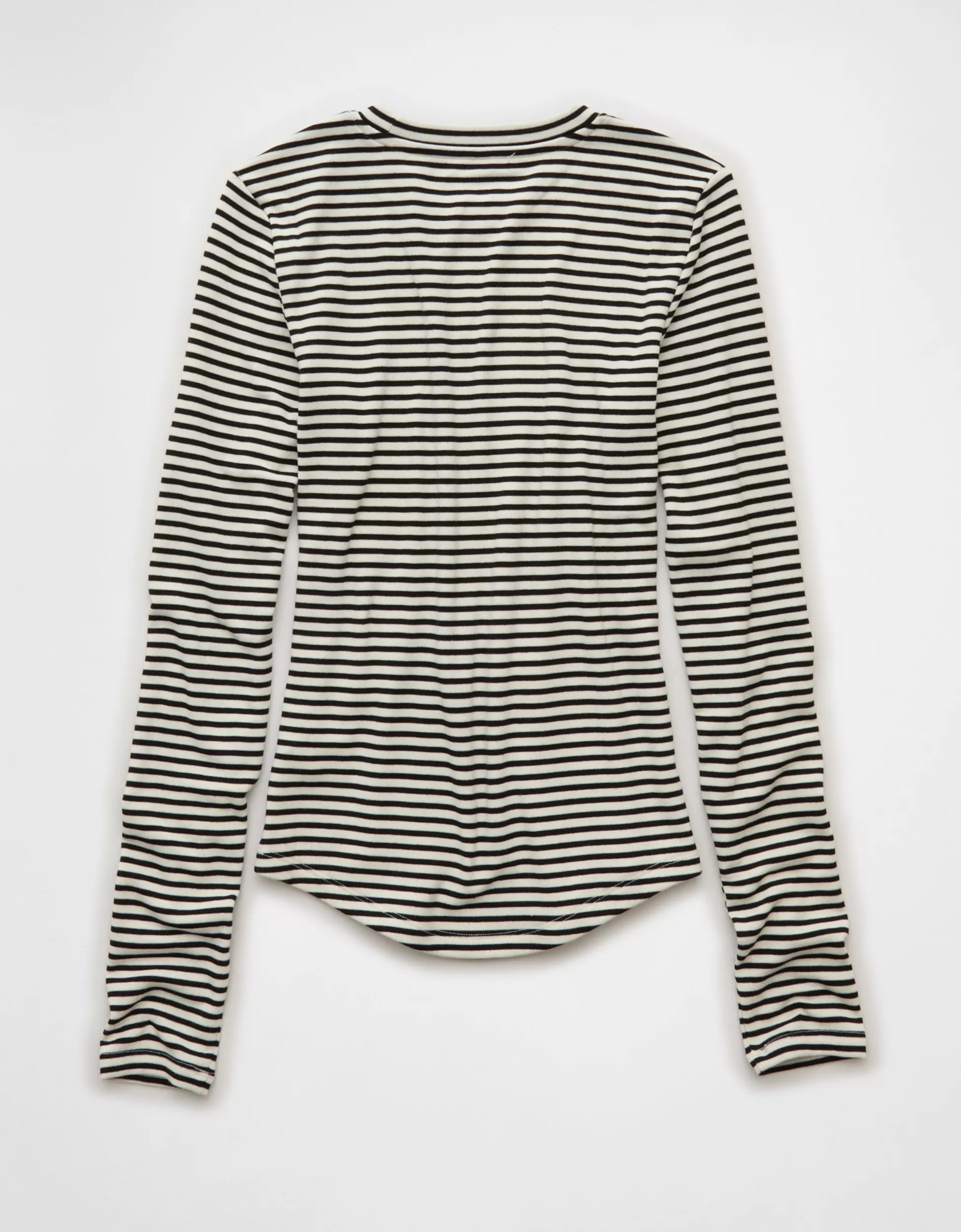 AE Long Sleeve Cozy Crew Neck T-Shirt | American Eagle Outfitters (US & CA)