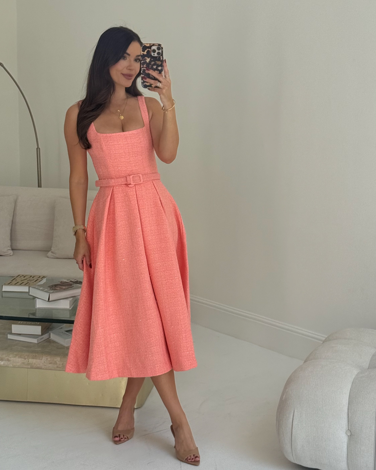 Coral wedding guest or dress for the races #weddingguest #weddingguestdress #racesdress #occasiondress 

#LTKwedding #LTKsummer #LTKdresses