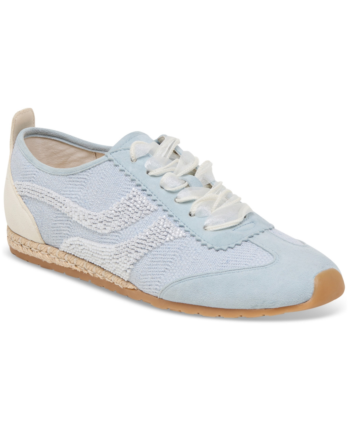 Dolce Vita Women's Dream Low Profile Lace-Up Retro Sneakers - Blue Multi Burlap Bead | Macy's
