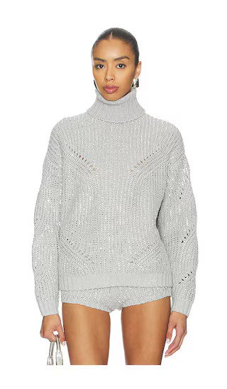 Camden Sweater in Grey & Silver | Revolve Clothing (Global)