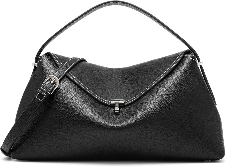 Leather Crossbody Bag for Women, Multiple Compartments for Everyday & Travel | Amazon (US)
