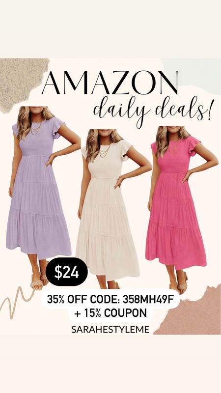 AMAZON DAILY DEALS ✨  Tues 2/13

FOLLOW ME @sarahestyleme for more Amazon daily deals, Walmart finds, and outfit ideas! 

*Deals can end/change at any time, some colors/sizes may be excluded from the promo 


@amazonfashion #founditonamazon #amazonfashion #amazonfinds #ltkunder50 #ltkfind #momstyle #dealoftheday #amazonprime #outfitideas #ltkxprime #ltksalealert  #ootdstyle #outfitinspo #dailydeals #styletrends #fashiontrends #outfitoftheday #outfitinspiration #styleblog #stylefinds #salealert #amazoninfluencerprogram #casualstyle #everydaystyle #affordablefashion #promocodes #amazoninfluencer #styleinfluencer #outfitidea #lookforless #dailydeals

#LTKfindsunder50 #LTKSpringSale #LTKsalealert