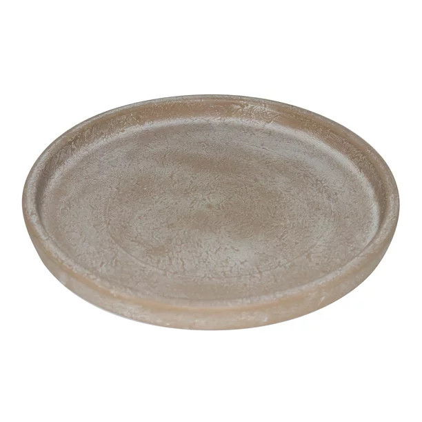 Better Homes & Gardens 8 in. Hand-painted Brown Earthenware Saucer | Walmart (US)