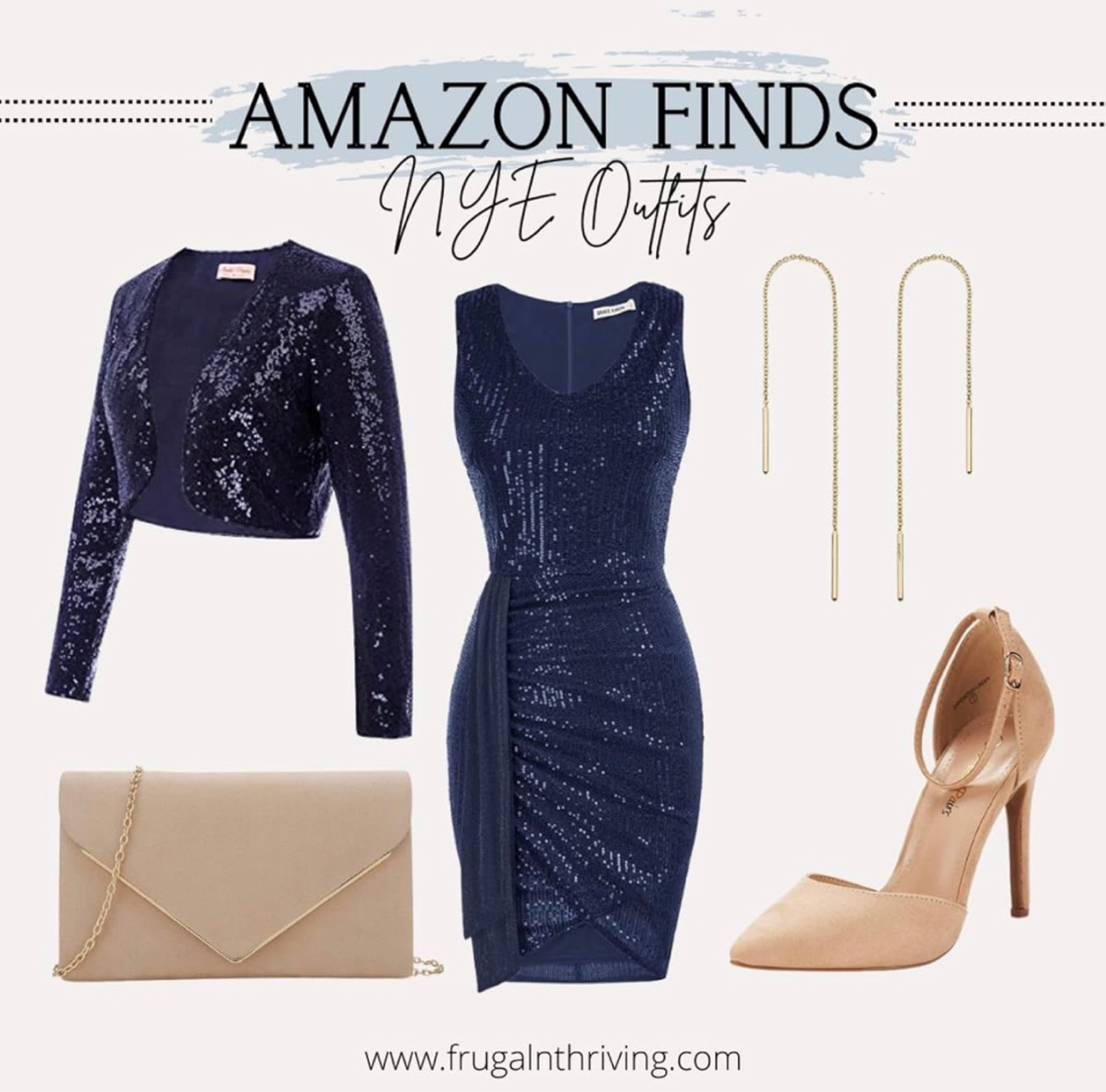 A bold blue and nude look from Amazon for NYE 💙

#amazon #amazonfashion #nyeoutfits #womensfashion 

#LTKstyletip #LTKSeasonal #LTKHoliday