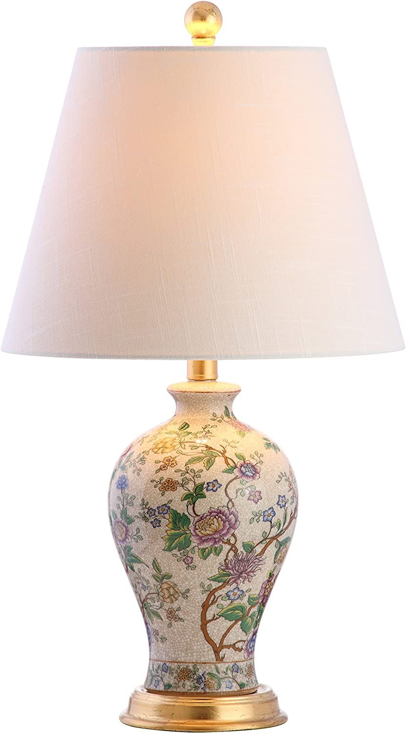 JONATHAN Y JYL3009A Grace 24" Floral LED Table Lamp Classic Cottage Bedside Desk Nightstand Lamp ... | Amazon (US)
