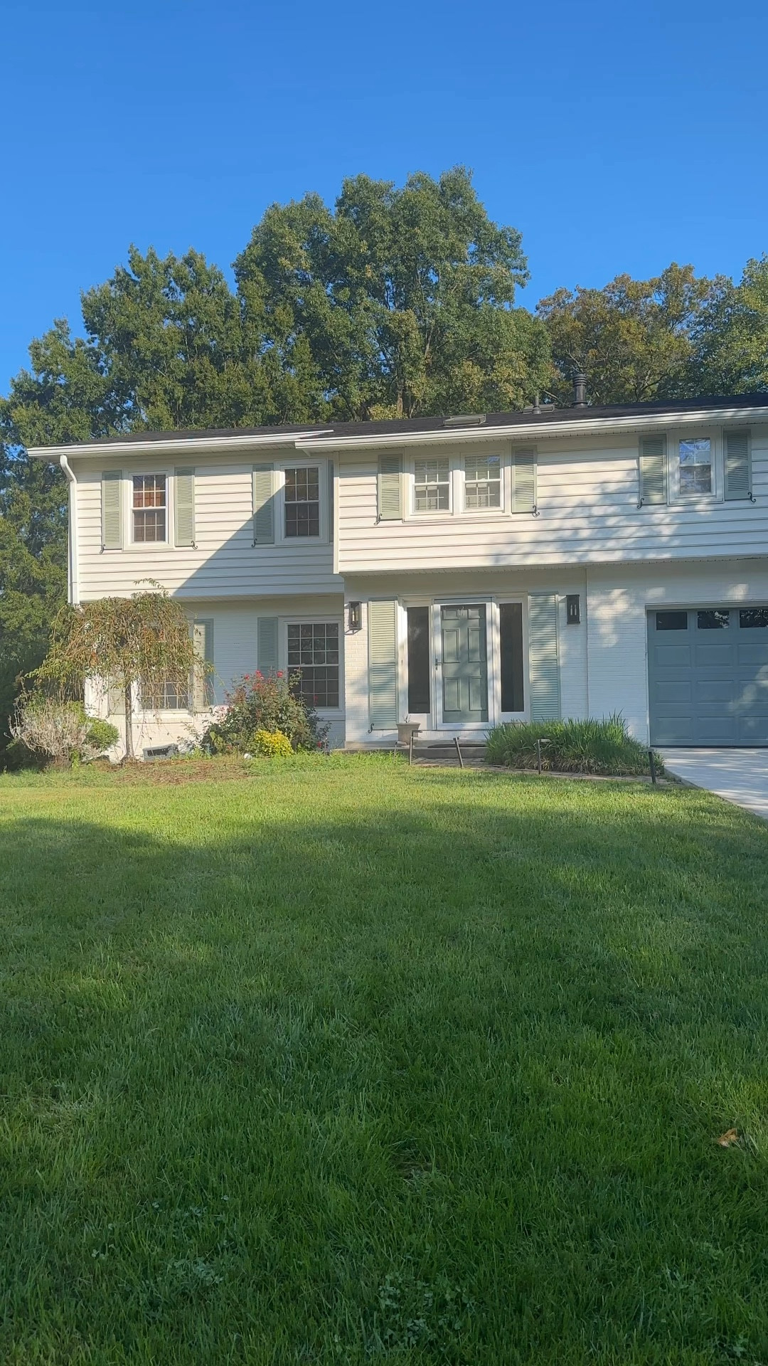 We transformed our 1970’s home with brown siding and brick into my dream French chateau! Just paint, new light fixtures and shutter tie backs!

#LTKHome #LTKFamily #LTKStyleTip