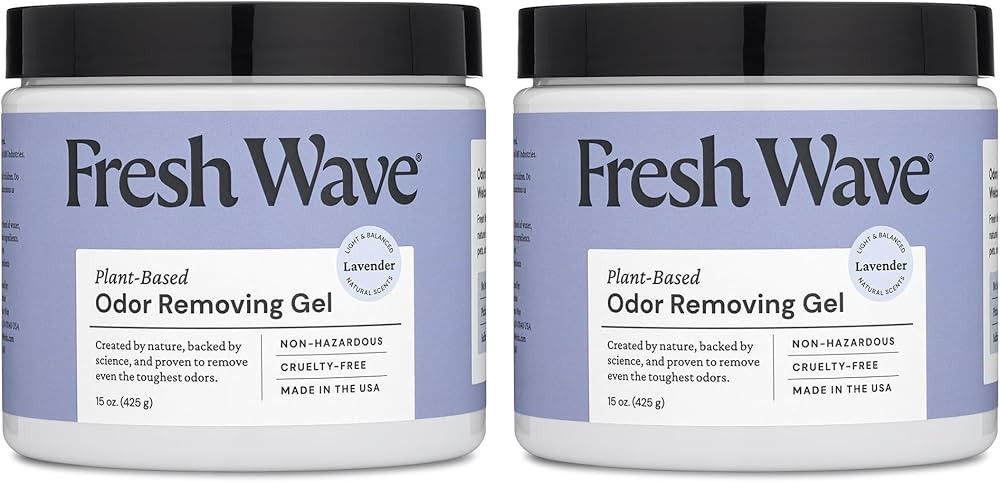 Fresh Wave Lavender Odor Removing Gel, 15 oz., Pack of 2 - Safer Odor Absorbers for Home, Natural... | Amazon (US)