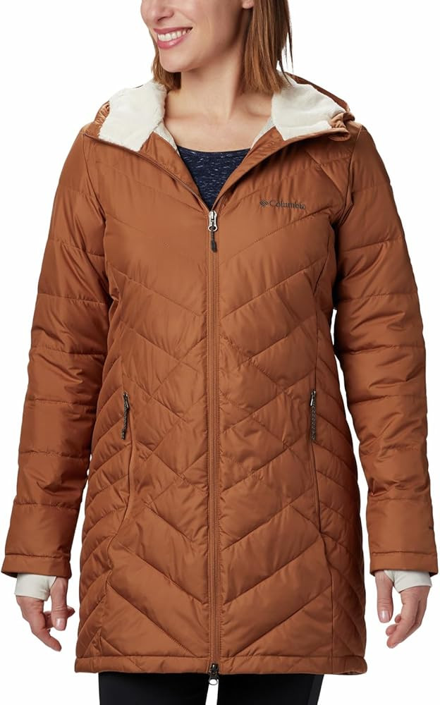 Columbia Women's Heavenly Long Hooded Jacket - Plus Size | Amazon (US)