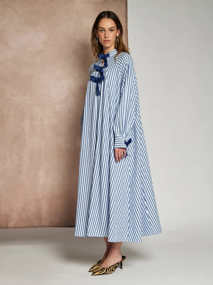 Fifer Striped Midi Dress | Sister Jane (UK)