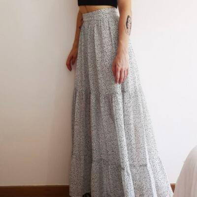 H&M white and black polka dot skirt ⚫️⚪️ | eBay US