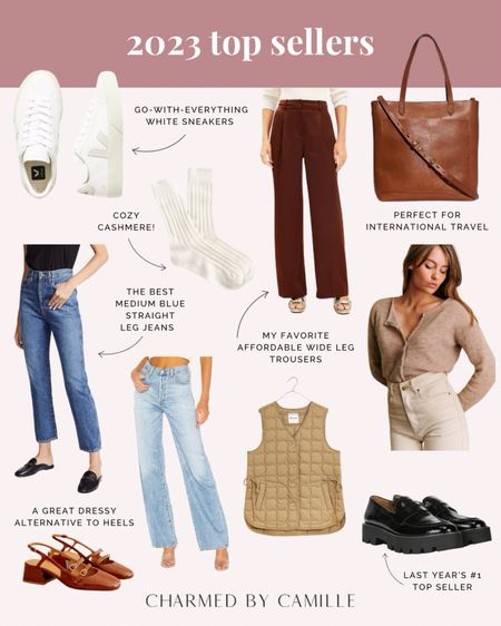Top sellers from 2023!

My under $100 black loafers
My favorite jeans and white leg pants
Classic white sneakers
My new quilted vest 
The best travel tote 
And more! 

Shop them here ✨


Best of 2023, best sellers 

#LTKSeasonal