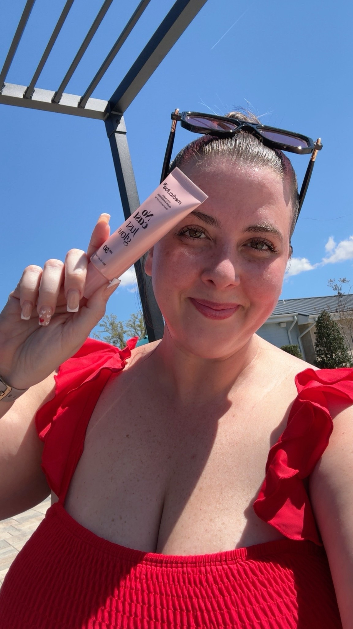 COLLAGEN SUNSCREEN? Yep!
This one from Medicube is hydrating, spf 50 & leaves NO white cast residue🙌🏼 
The collagen is going to help protect your skin from those sun rays☀️ and also give you that glowy glass skin look! It does not peel under your makeup or without makeup 

#LTKBeauty #LTKActive #LTKselfcare
