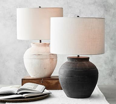 Faris Ceramic Table Lamp Base | Pottery Barn (US)