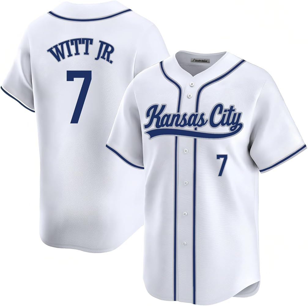Custom Mens/Women/Youth Kansas City Baseball Stitched T-Shirt for Sports Fan | Amazon (US)