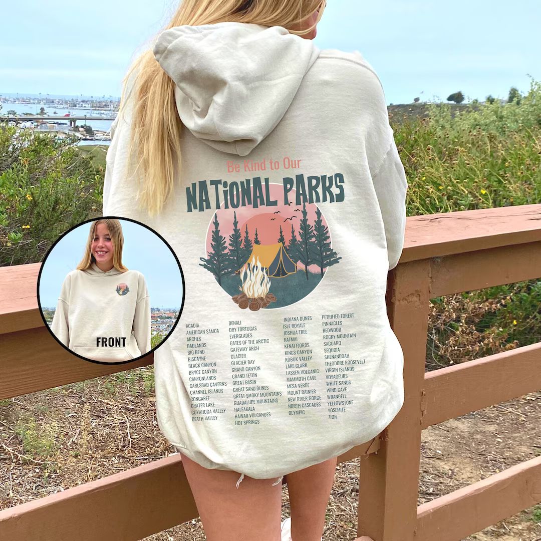 National Park sweatshirt, Arcadia national park, Trendy sweatshirt, Camping hoodie, Van life, Mt ... | Etsy (US)