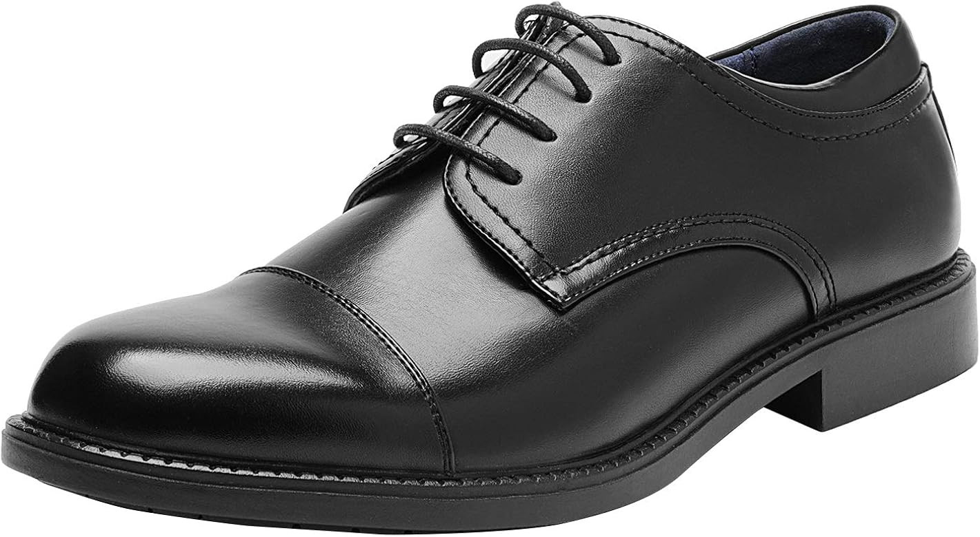 Bruno Marc Men's Dress Oxford Shoes Classic Lace Up Formal Cap Toe Shoes | Amazon (US)