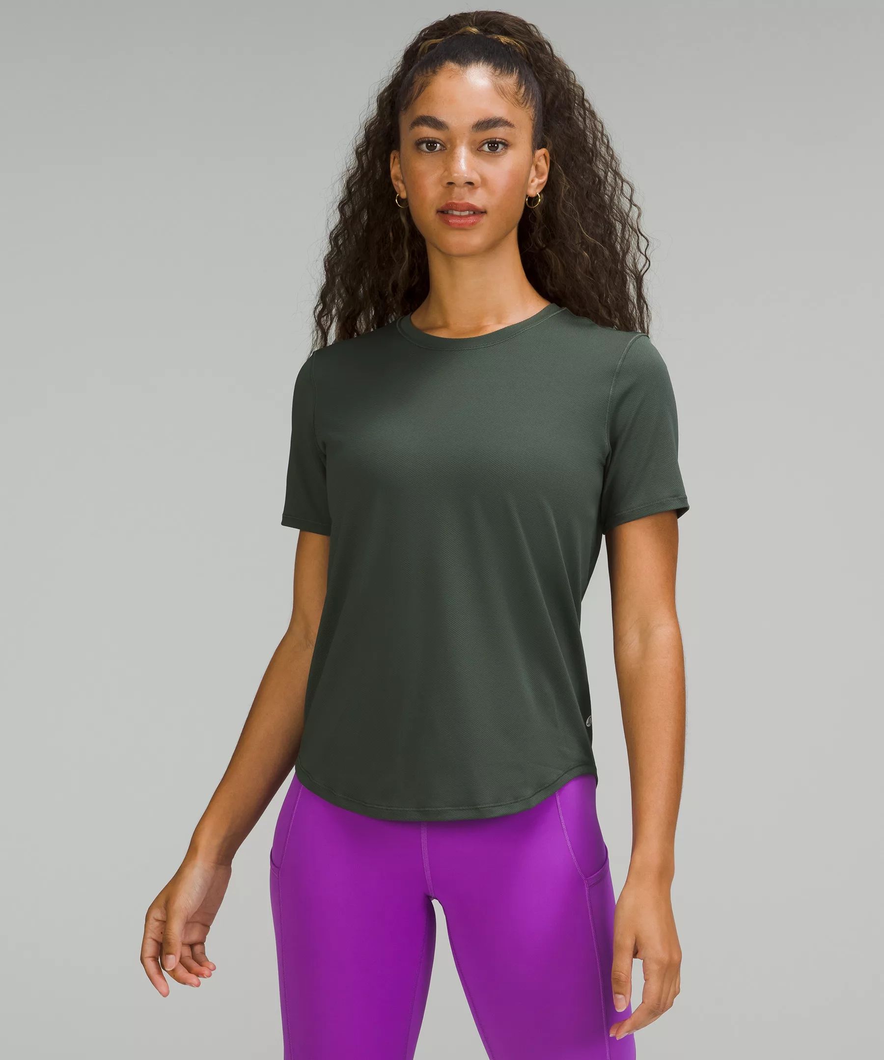 High-Neck Running and Training T-Shirt | Women's Short Sleeve Shirts & Tee's | lululemon | Lululemon (US)