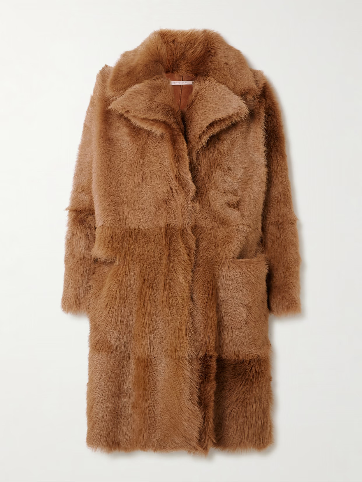 Nour Hammour - Evita Shearling Coat - Light brown | NET-A-PORTER (UK & EU)