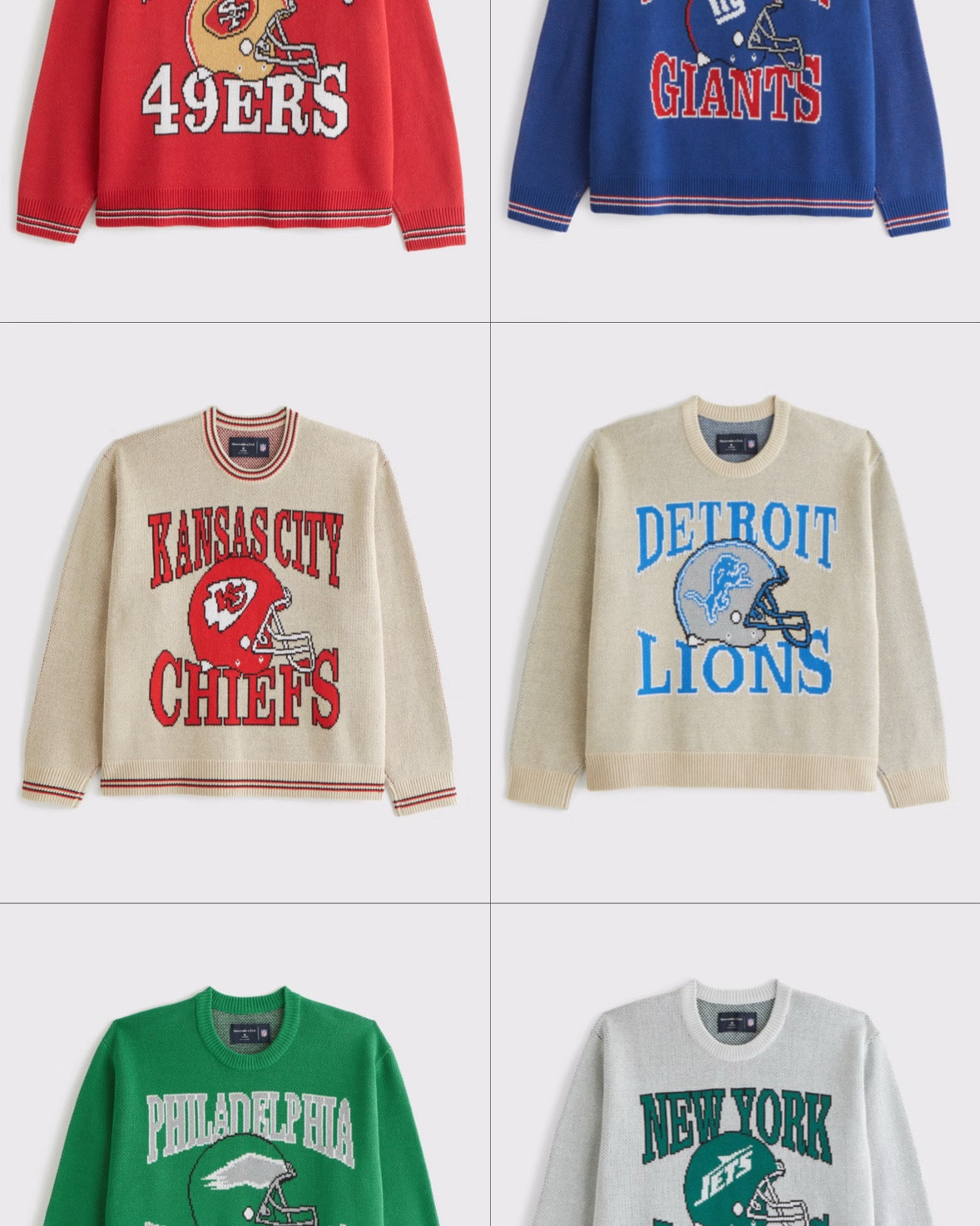 These NFL sweaters are 50% off and only $50!! 🏈 Get your team before it’s gone. I have the Bears version that’s now sold out and I LOVE it! So soft, such great quality, and the knit pattern almost makes it look vintage. Can’t recommend it more! I have a Men’s Medium for a very oversized fit, but the Small would also be great I think. 

#LTKSaleAlert #LTKSeasonal #LTKFindsUnder50