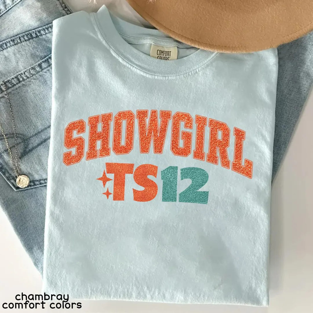 Vintage T.S Showgirl Shirt, New Album Shirt, in My Showgirl Era, Country Music Fan Gift, TS Merch... | Etsy (US)