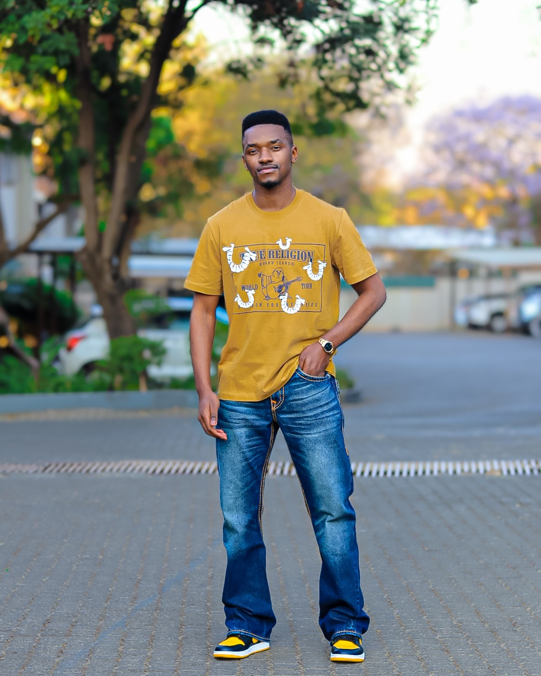 Elevate your casual style with this colour coordinated True Religion Bronze Logo Puff Print Shirt and classic Truey jeans. #TrueReligion #StreetwearStyle #LTKmens #pricedrop #lowstock

#LTKSaleAlert #LTKStyleTip