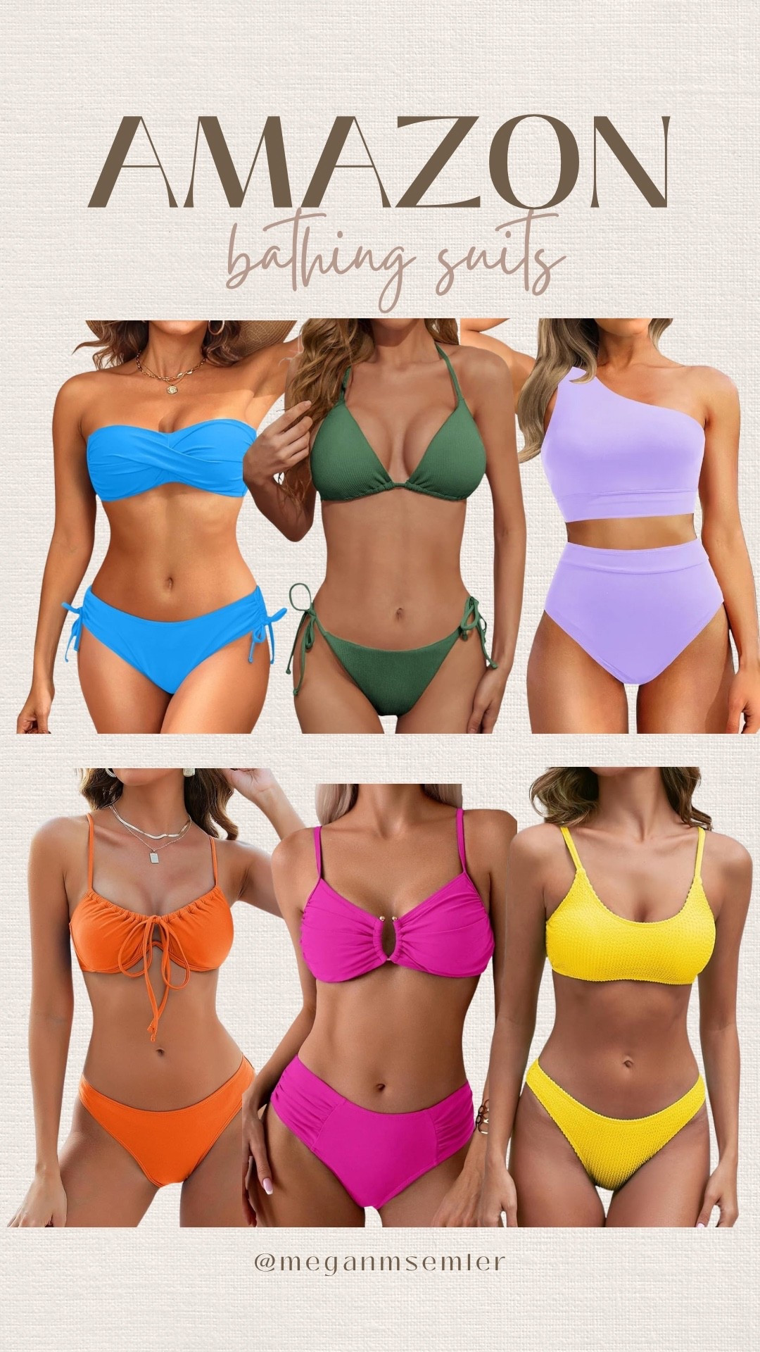 Amazon bathing suits 

#LTKSwim #LTKSeasonal #LTKootd