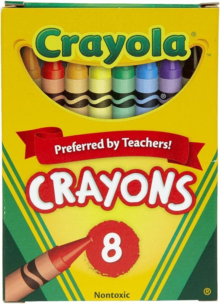 Amazon.com: Crayola Classic Color Pack Crayons, Tuck Box, 8 Colors : Arts, Crafts & Sewing | Amazon (US)