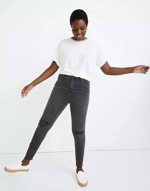 Tall Curvy High-Rise Skinny Jeans in Black Sea | Madewell