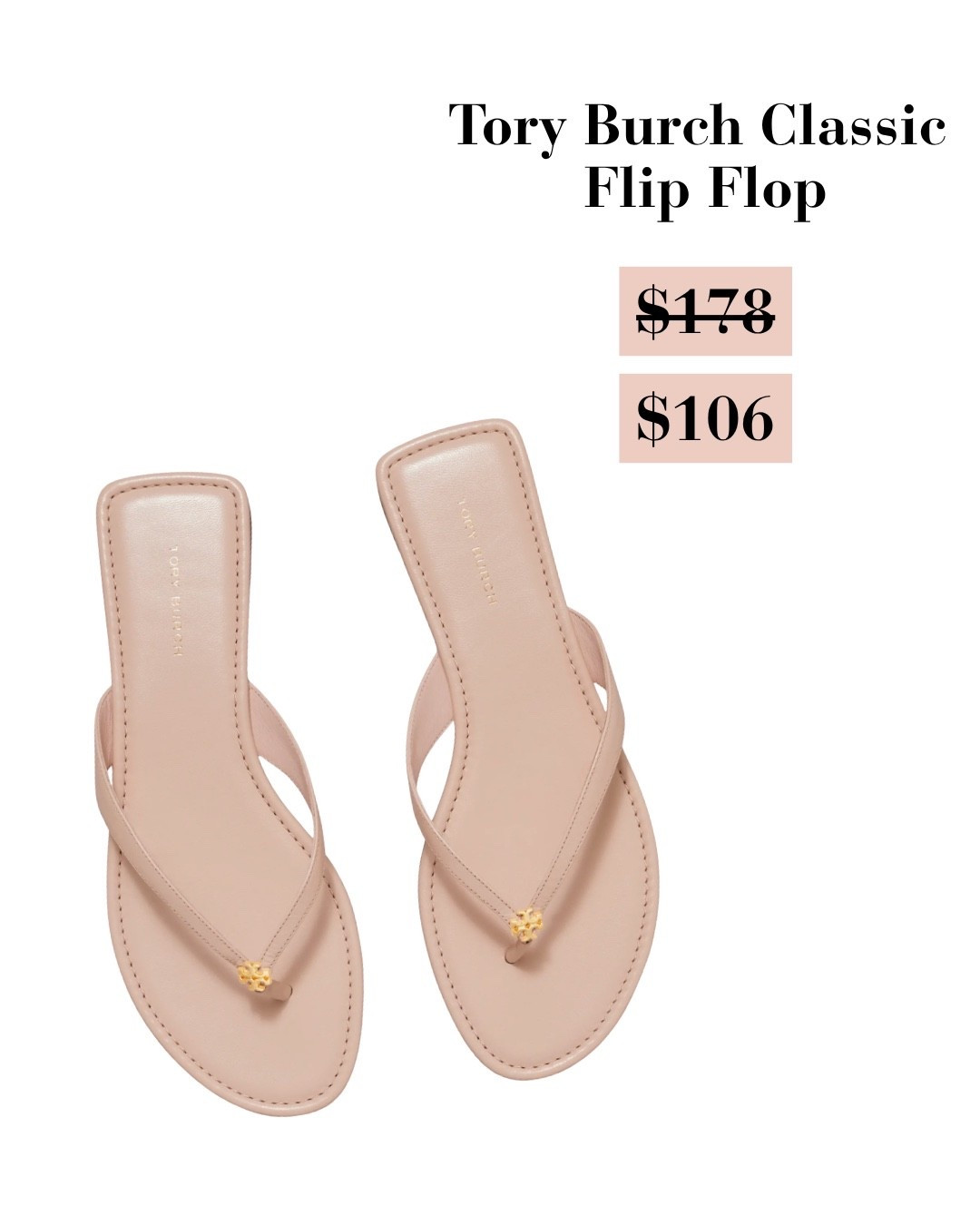 Tory Burch Classic Flip Flop

Tory Burch sale, Nordstrom sandal sale, neutral Nordstrom sandal, Tory Burch miller sandals, Tory Burch thong sandals, Tory Burch neutral sandals, Tory Burch tan sandals, Tory Burch beige sandals, neutral thong sandals, tan thong sandals, tkees sandals, simple sandals, designer sandals, neutral designer sandals, thong designer sandals, designer sale, designer sandals sale, spring outfits 2026, date night outfits, vacation outfit beach, vacation sandals, summer sandals, spring shoes, summer shoes, Tory Burch sale, Nordstrom sandal sale, neutral Nordstrom sandals, Tory Burch Miller sandals, Tory Burch thong sandals, Tory Burch neutral sandals, Tory Burch tan sandals, Tory Burch beige sandals, neutral thong sandals, tan thong sandals, TKEES sandals, simple sandals, minimalist sandals, designer sandals, neutral designer sandals, thong designer sandals, designer sale, designer sandals sale, luxury sandals for less, affordable designer sandals, high end sandals on sale, spring outfits 2026, date night outfits, vacation outfit beach, vacation sandals, summer sandals, spring shoes, summer shoes, everyday sandals women, casual summer sandals, chic everyday sandals, elevated basic sandals, clean girl sandals, effortless style sandals, minimal chic sandals, neutral aesthetic shoes, capsule wardrobe sandals, versatile summer shoes, go with everything sandals, beach vacation sandals, resort wear sandals, poolside sandals, travel friendly sandals, comfortable designer sandals, walkable sandals women, lightweight summer sandals, slip on sandals women, flat thong sandals, classic thong sandals, modern minimalist sandals, tan sandals outfit, beige sandals outfit, neutral sandals outfit ideas, casual outfit sandals, dressy casual sandals, brunch outfit sandals, vacation dinner outfit sandals, warm weather shoes, hot weather sandals, airy summer footwear, best designer sandals for summer, trending summer sandals 2026, popular Tory Burch sandals, Nordstrom summer shoe sale, Nordstrom women’s sandals, designer shoe deals

#LTKTravel #LTKSeasonal #LTKootd