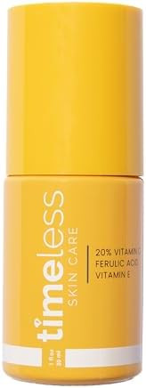 Timeless Skin Care Vitamin C Serum with Vitamin E & Ferulic Acid - Brightening Serum - for Oily &... | Amazon (US)