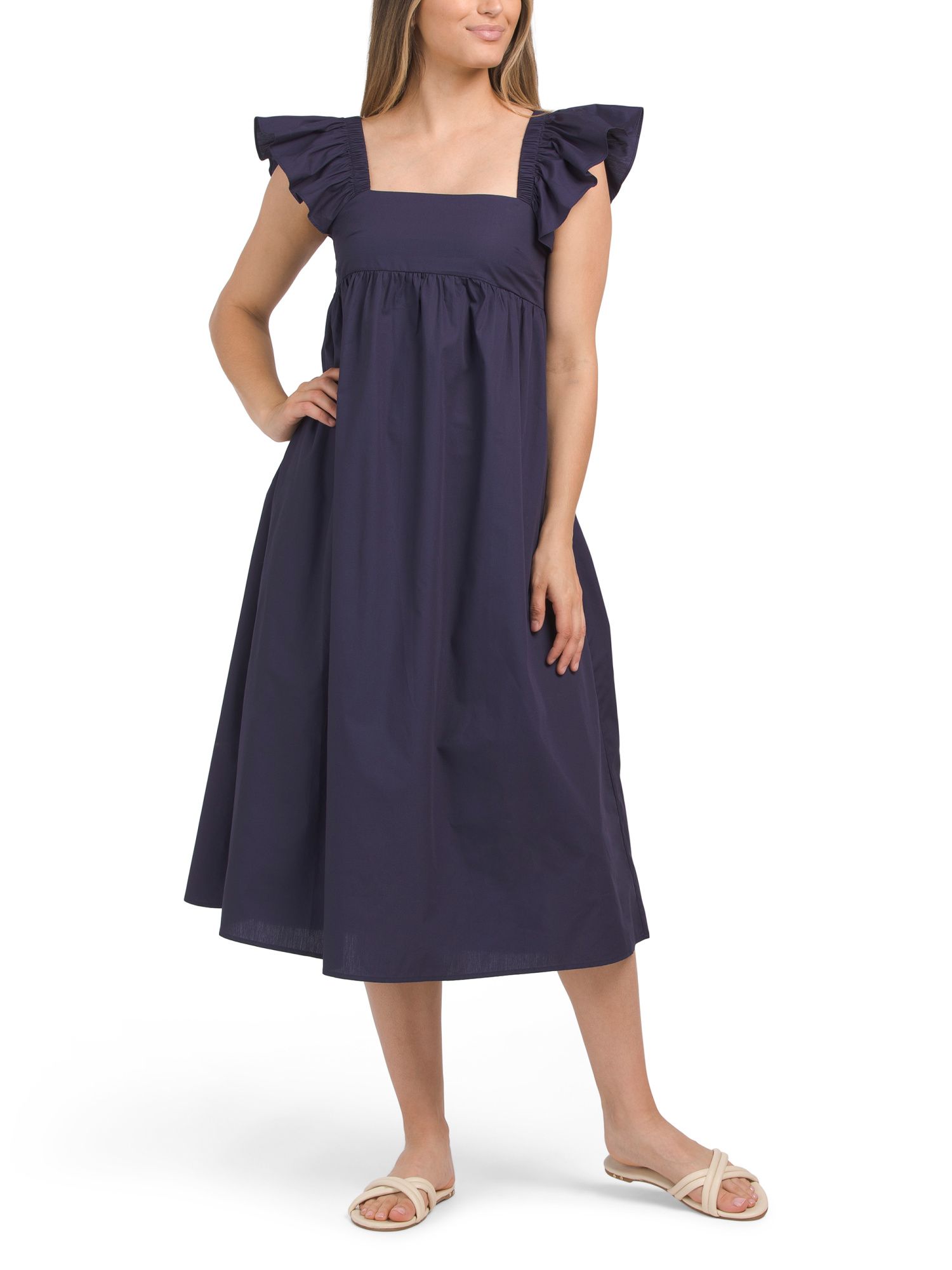 JL LUXE LABEL
							
							Flutter Sleeve Square Neck Midi Dress
						
						
							

	
		
		... | Marshalls