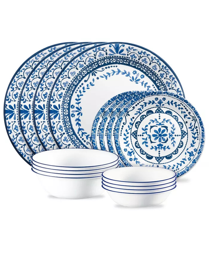 Portofino 16 Piece Dinnerware Set, Service for 4 | Macy's