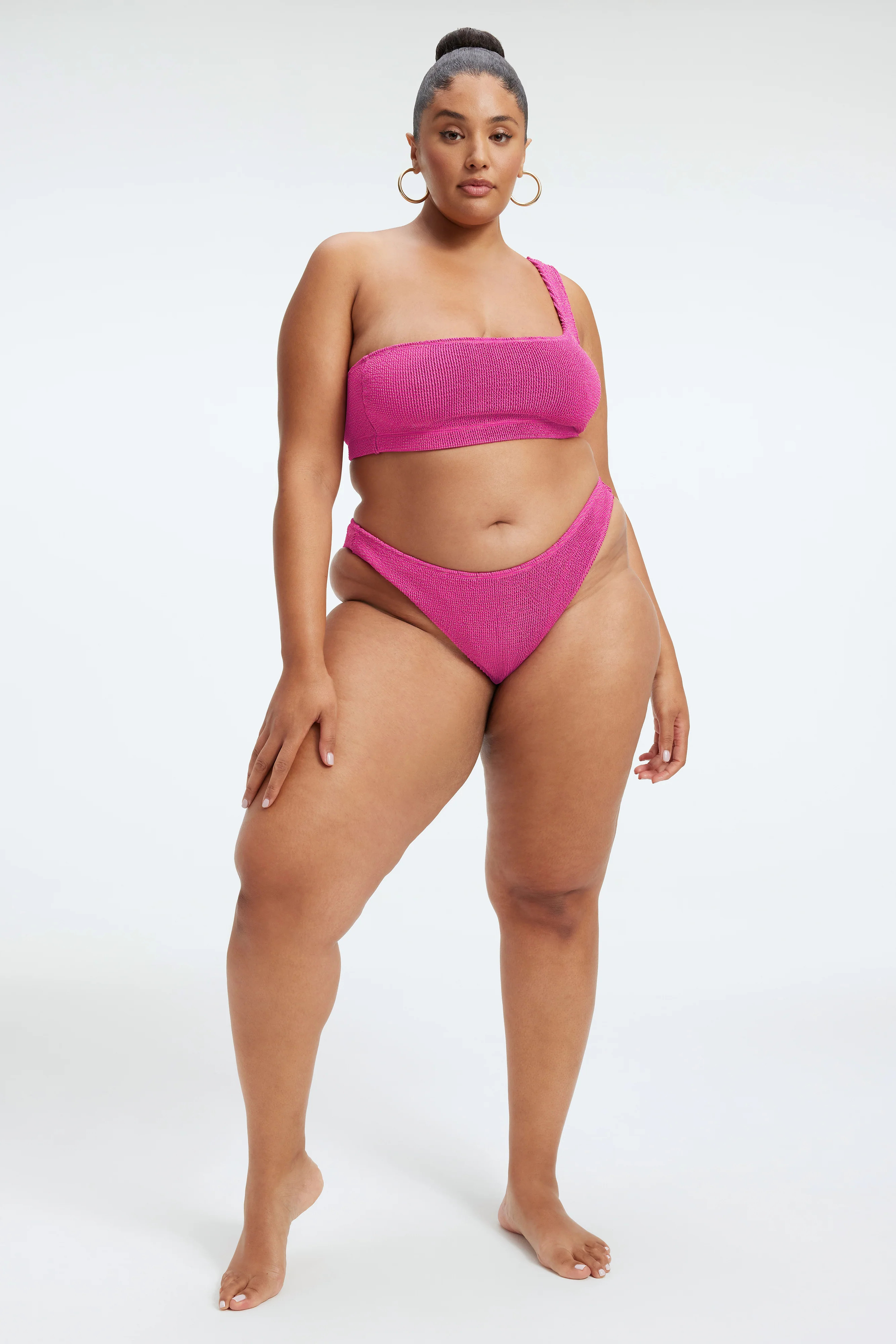 ALWAYS FITS METALLIC SHOULDER TOP | Good American