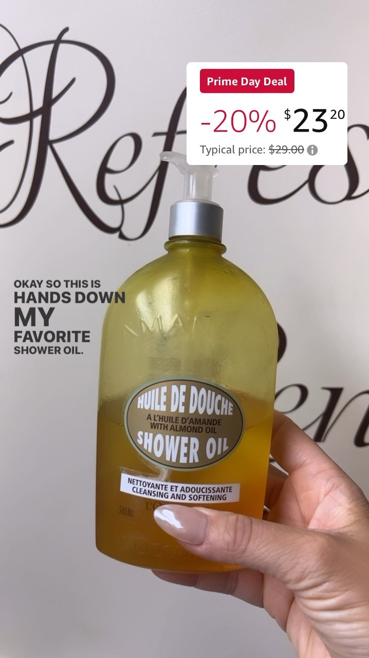 My favorite shower oil I’ve used for years is on sale for Prime Day! Amazon Prime Day, Prime Day Deals 2024, it sold out during the Nordstrom Sale but you can get it on sale on Amazon today! Skincare, beauty Sale, #LaidBackLuxeLife

Follow me for more fashion finds, beauty faves, lifestyle, home decor, sales and more! So glad you’re here!! XO, Karma

#LTKBeauty #LTKVideo #LTKSaleAlert