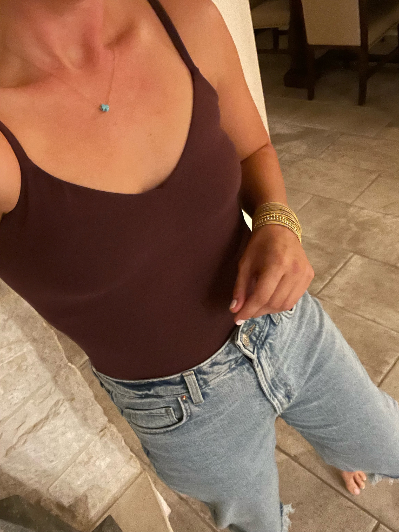 Comfy bodysuit linking up this and several similar #bodysuit #targetjeans #jeans #denim 

#LTKunder50 #LTKFind #LTKsalealert