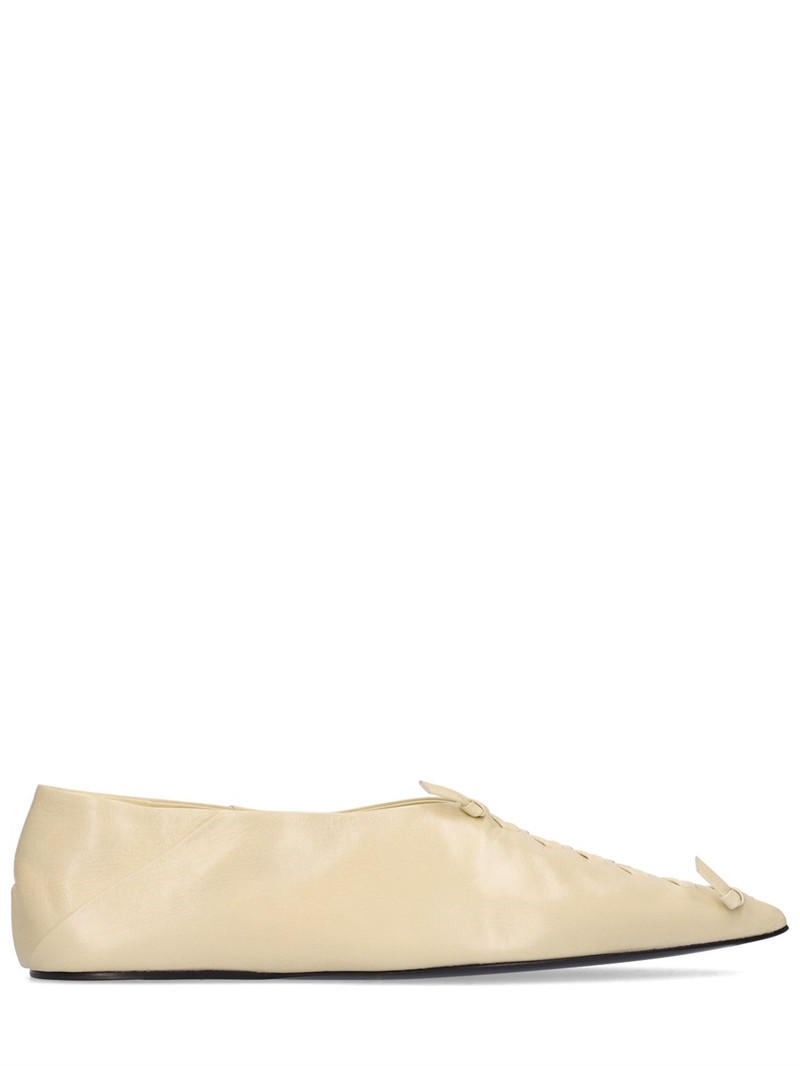 10mm leather ballerinas - Jil Sander - Women | Luisaviaroma | Luisaviaroma
