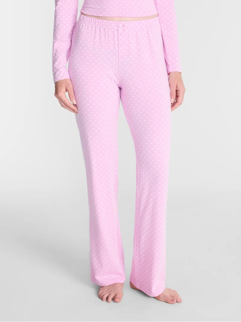 No Boundaries Cloud Core Low Rise Sleep Pants, 31\u201d Inseam, Women's XXS-3X | Walmart (US)