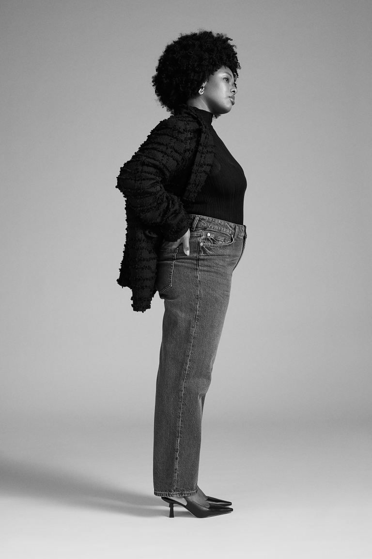 Tapered Regular Jeans - Dark gray - Ladies | H&M US | H&M (US + CA)