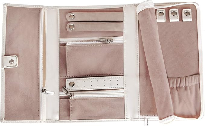 case Elegance Vegan Leather Travel Jewelry Case - Jewelry Organizer [Petite] | Amazon (US)