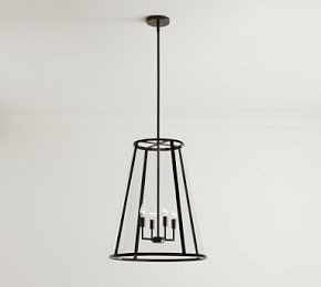 Manor Outdoor Tapered Pendant | Pottery Barn (US)