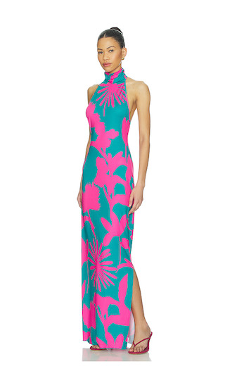 Montana Midi Dress in Fuchsia Flora | Revolve Clothing (Global)