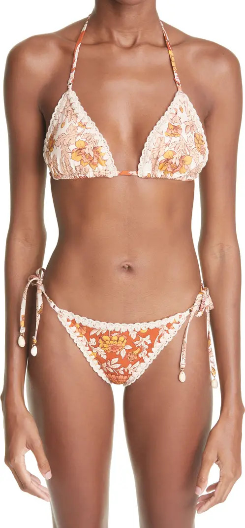 Zimmermann Andie Floral Crochet Two-Piece Swimsuit | Nordstrom | Nordstrom