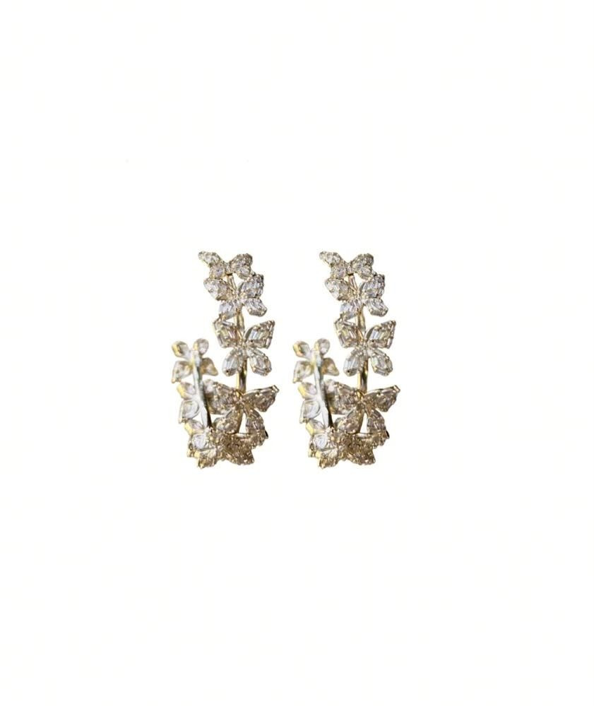 Garden Butterfly Hoops | Nicola Bathie Jewelry