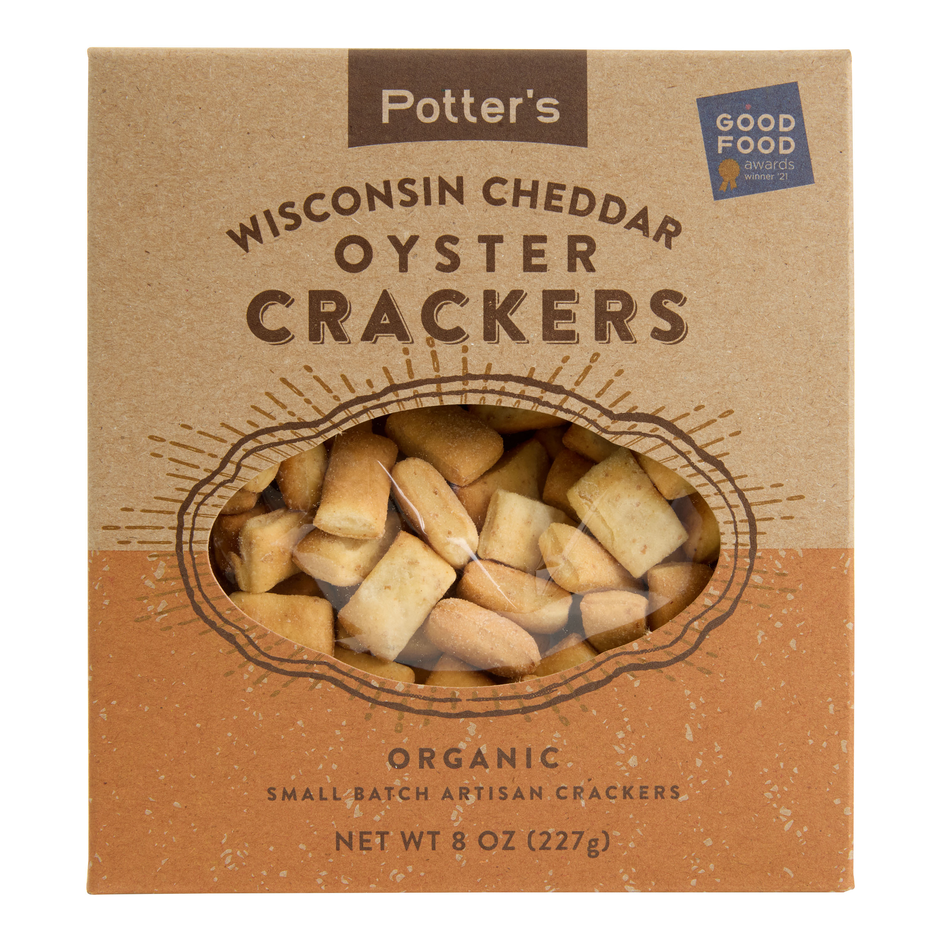 Potter's Organic Wisconsin Cheddar Oyster Crackers | World Market