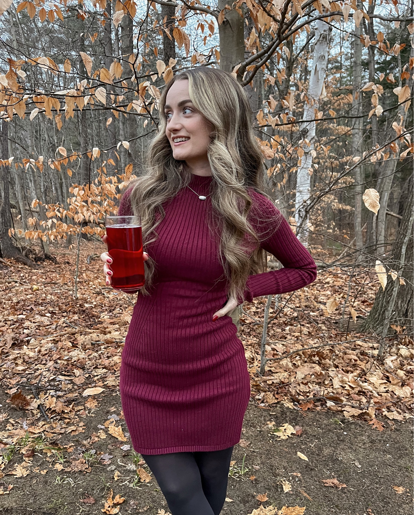 open lace back dress Burgundy Gothic Military Dress | Alternative Fit & Flare Dress