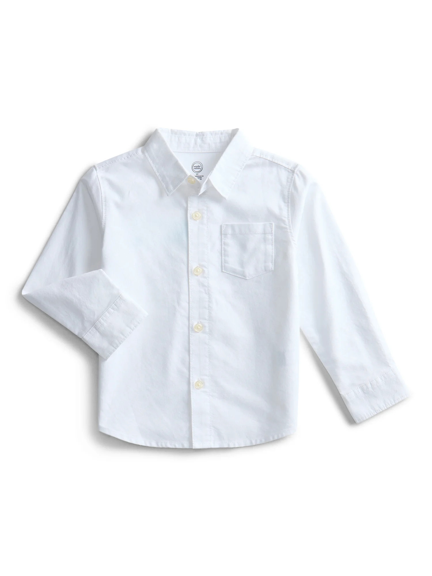 Wonder Nation Toddler Boys Woven Shirt, Sizes 12M-5T | Walmart (US)