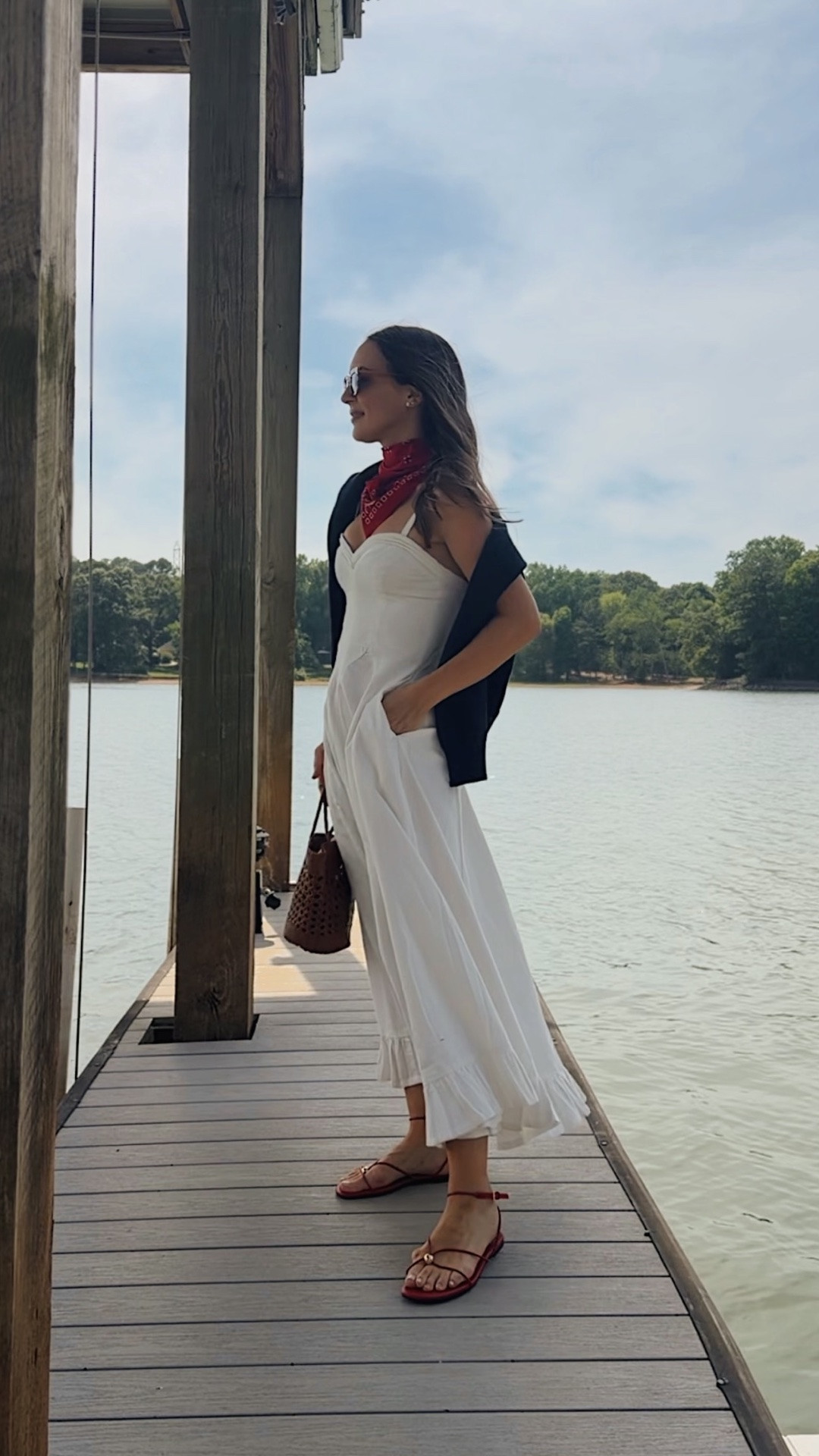 Love this versatile dress - wearing a small 

@Belk
