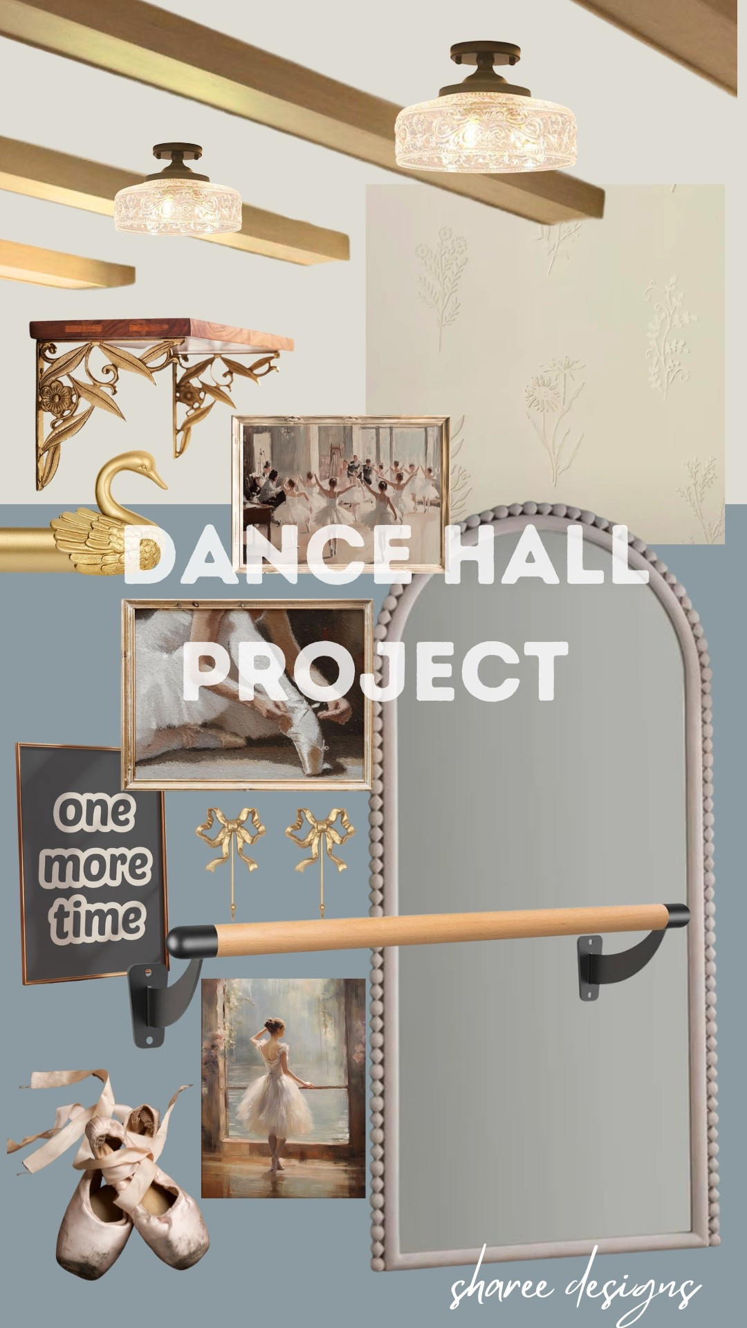 Shop my dance hall mood board! The mirror is going to be a DIY, so stay tuned for that!

#LTKFamily #LTKKids #LTKHome