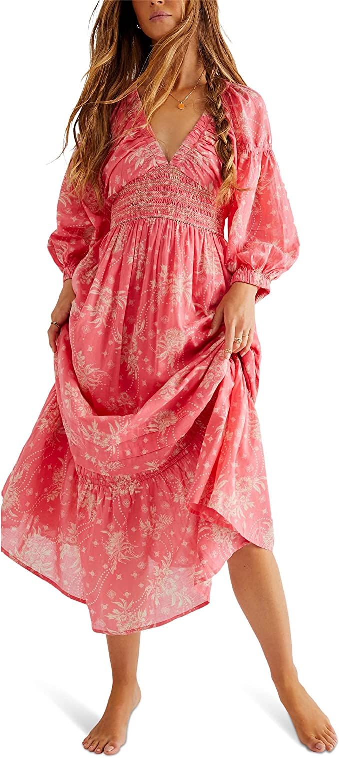 Free People Women's Golden Hour Maxi Dress | Amazon (US)